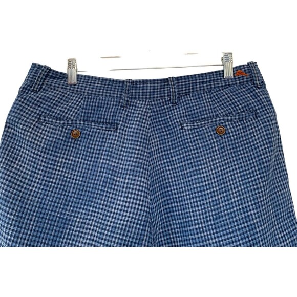 Tommy Bahamas Mens Shorts Size 33 80% Linen 20% Silk Golf Walking Vintage - Picture 12 of 12